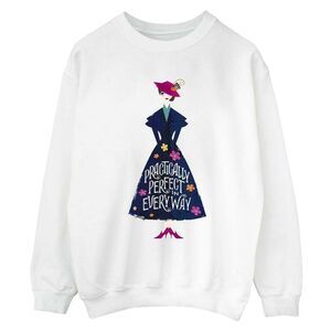 Mary Poppins Womens/Ladies Practically Perfect In Every Way Standing Sweatshirt